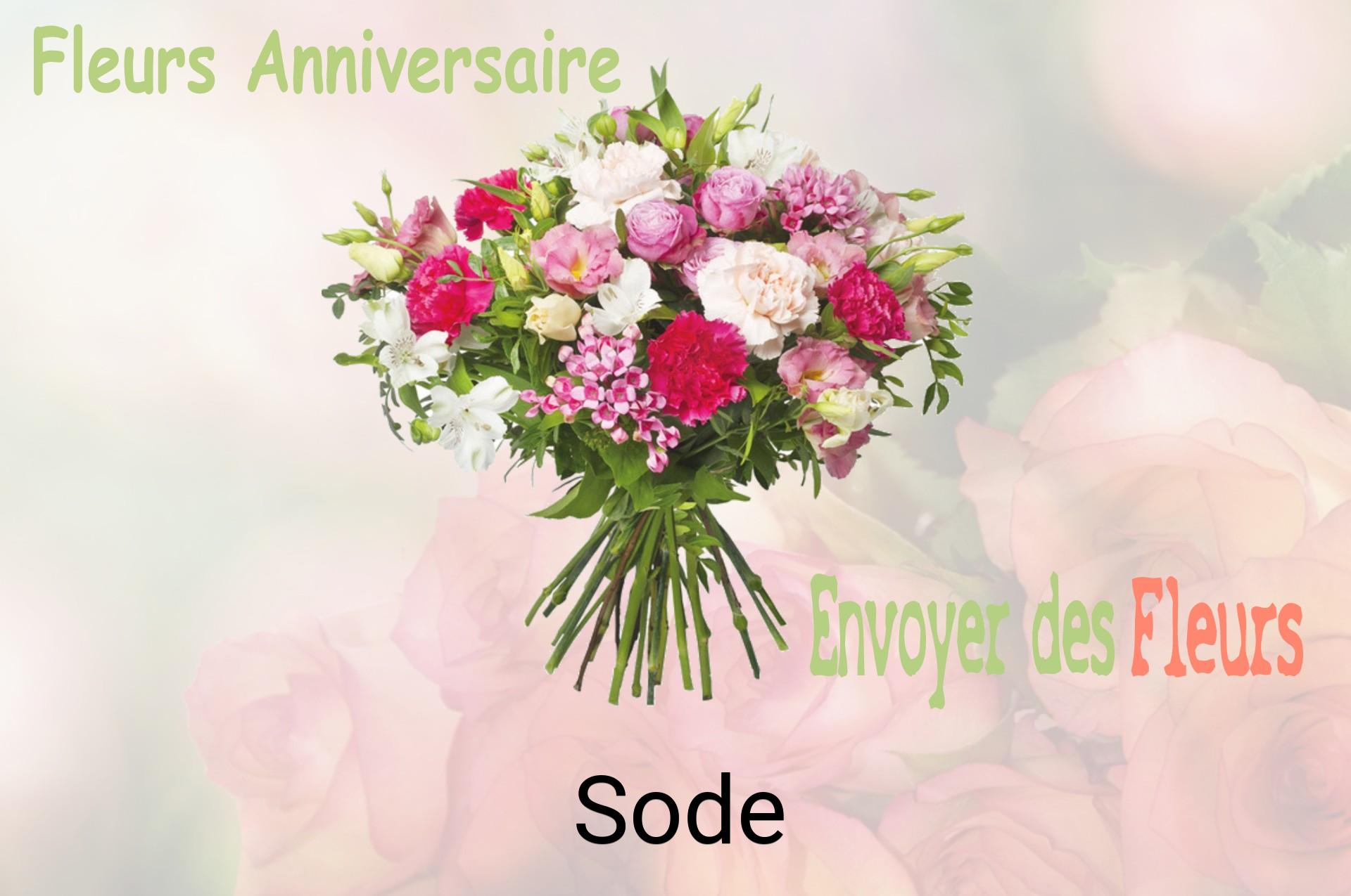 Bouquet de fleurs d’anniversaire livré à Sode